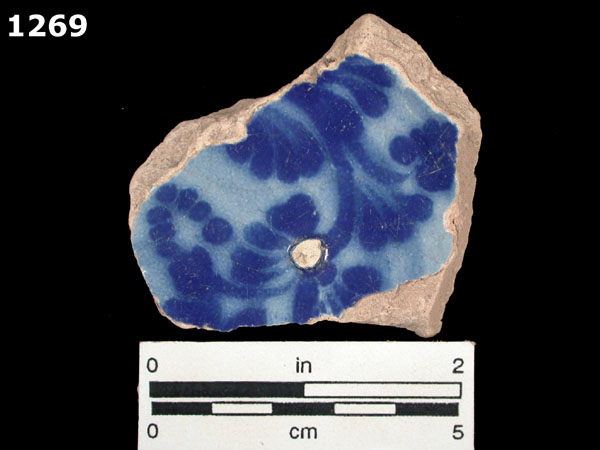 PUEBLA BLUE ON WHITE, BLUE WASH VARIANT specimen 1269 