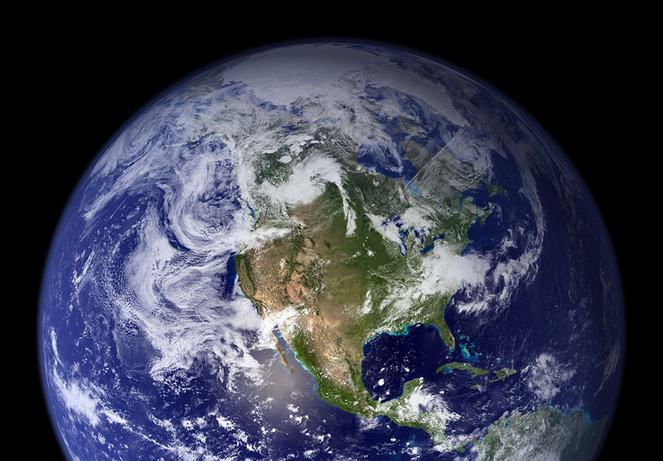 earth as seen from space