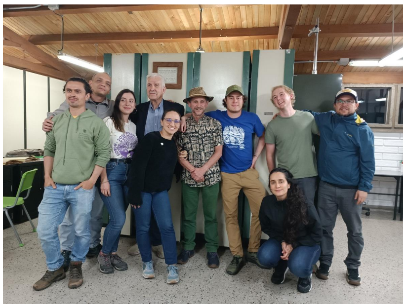 Figure 4. Part of the researchers and students at the University of Antioquia herbarium, Medellín, Colombia, after my lecture.