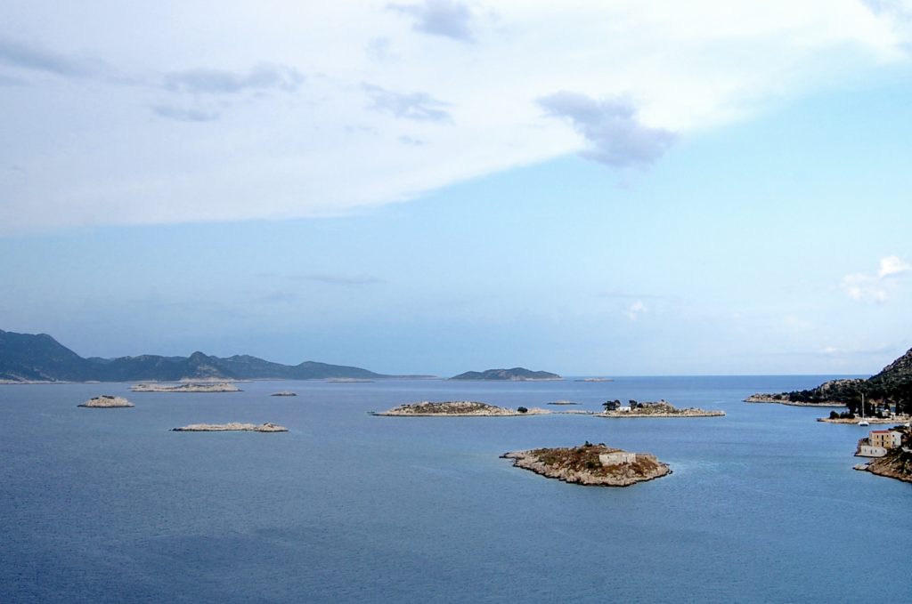 Photograph of multiple islands.