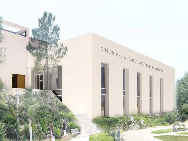 rendering of building and trees