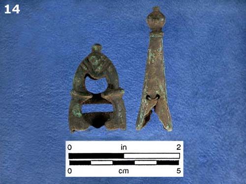 Copper Alloy Scabbard Tips