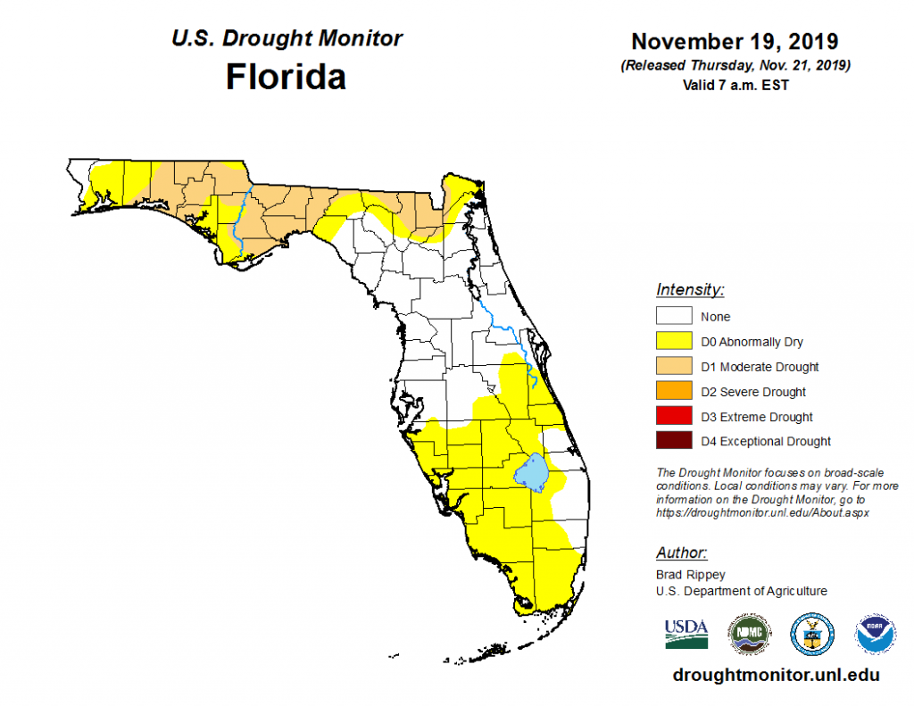 drought conditions for Florida