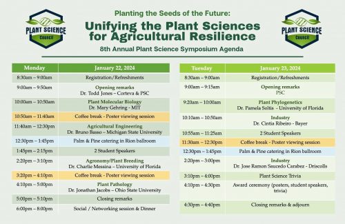 UF Plant Symposium Agenda