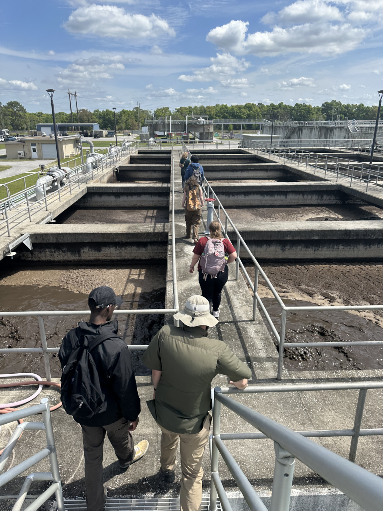 Fellows tour the Ocala Water Reclamation Facility.
