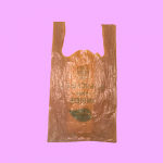 brown plastic bag