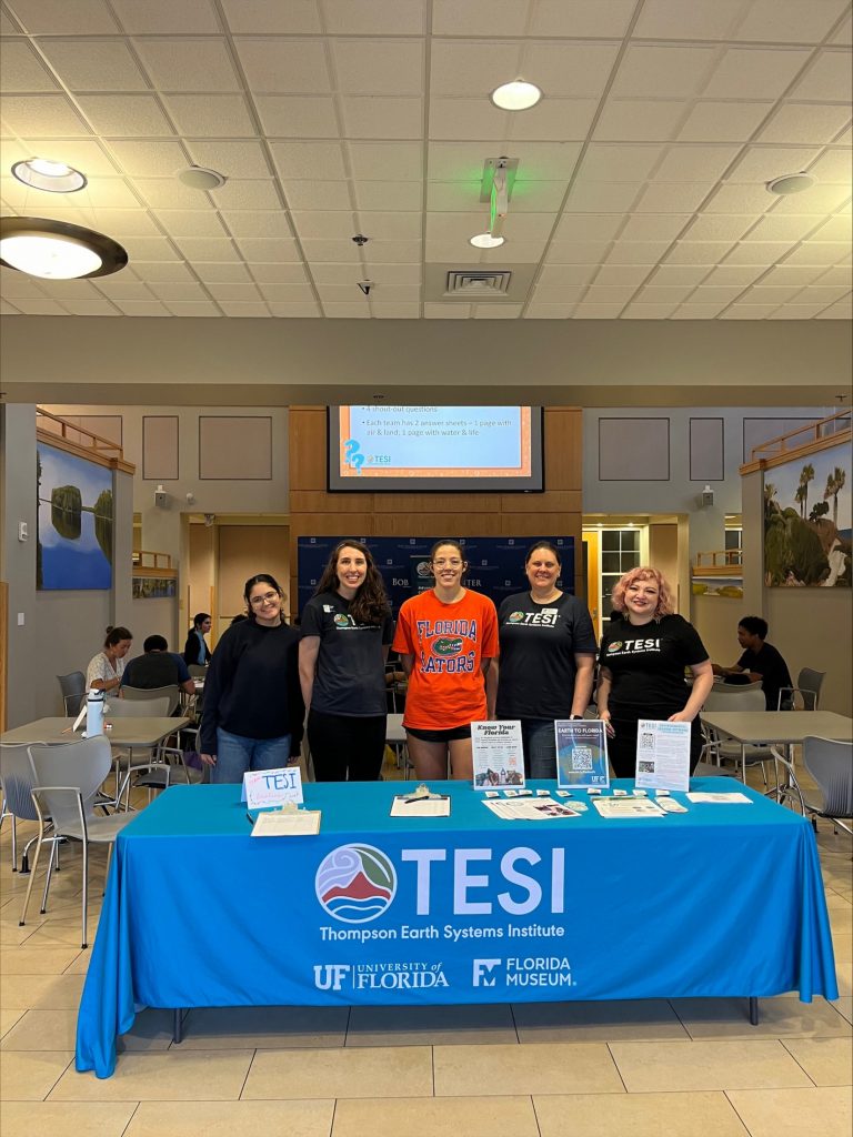 TESI Team pose for a photo after setting up.